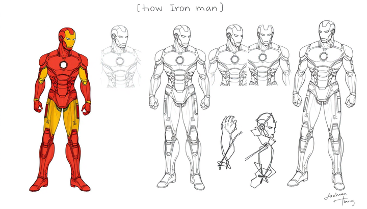 Comment Dessiner Iron Man Comme Un Pro
