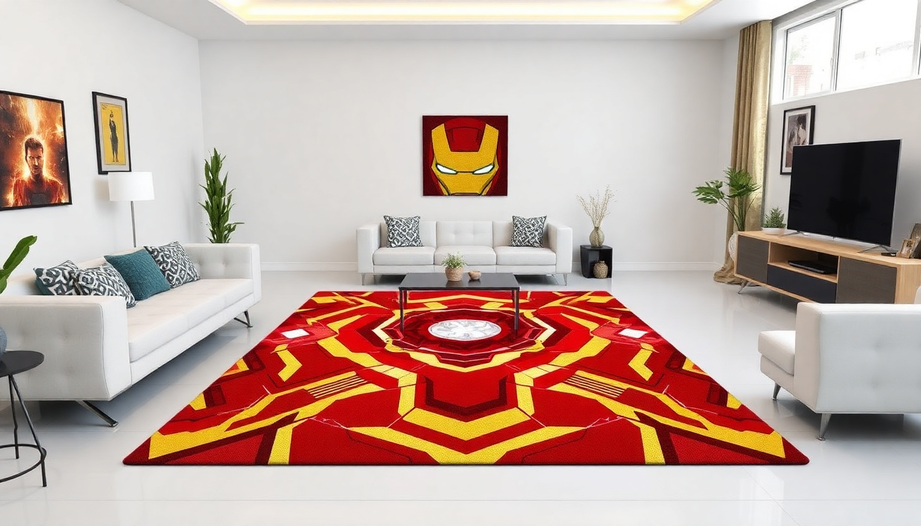 Donnez du style à votre intérieur avec un tapis Iron Man !