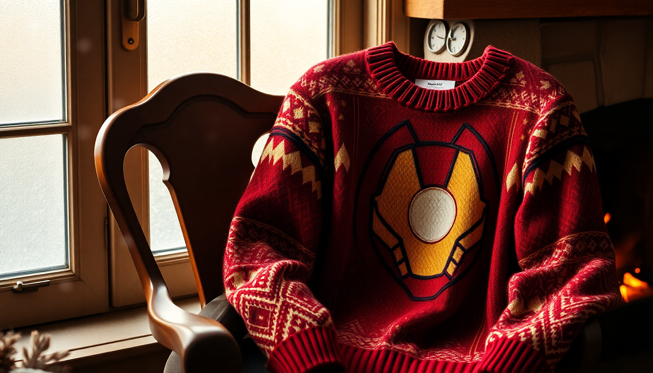 Restez au chaud avec nos pulls Iron Man cet hiver !