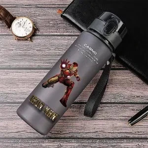 Botella de agua de Iron Man