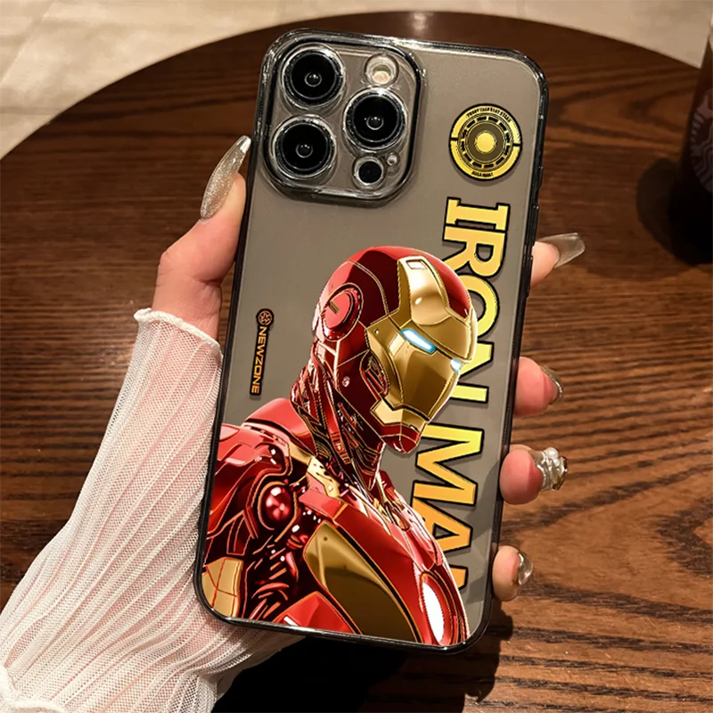 Coque Iron Man Transparente IPhone