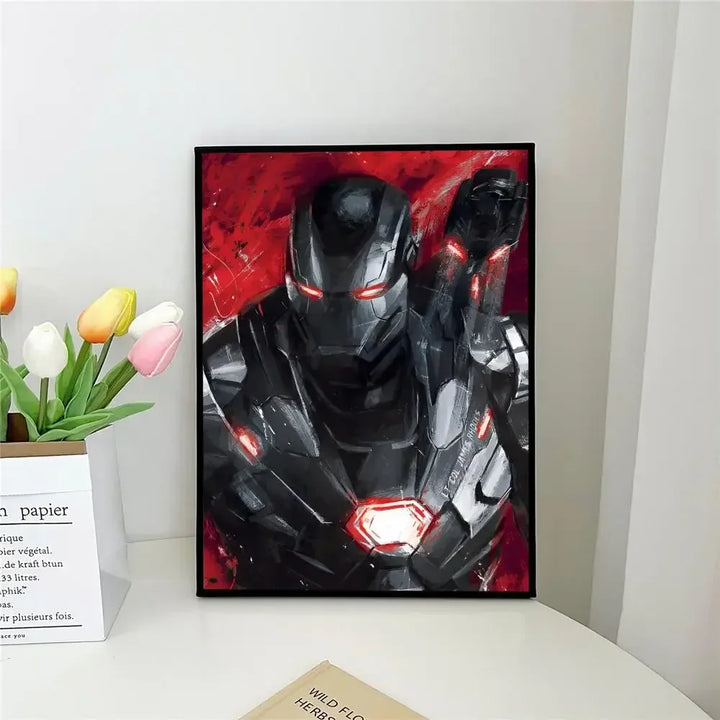 Póster Iron Man Negro