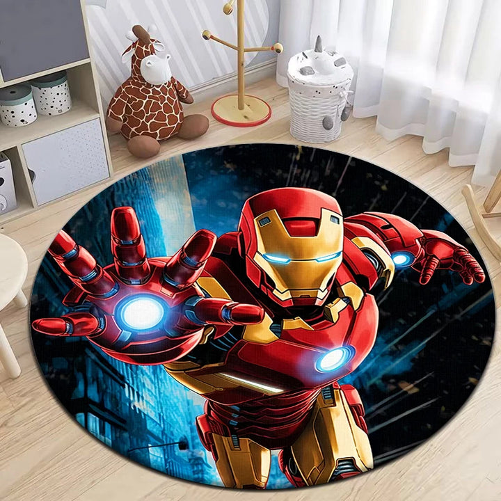 Tapis Rond Iron man