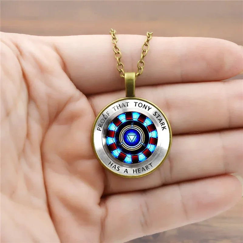 Iron Man Heart Necklace