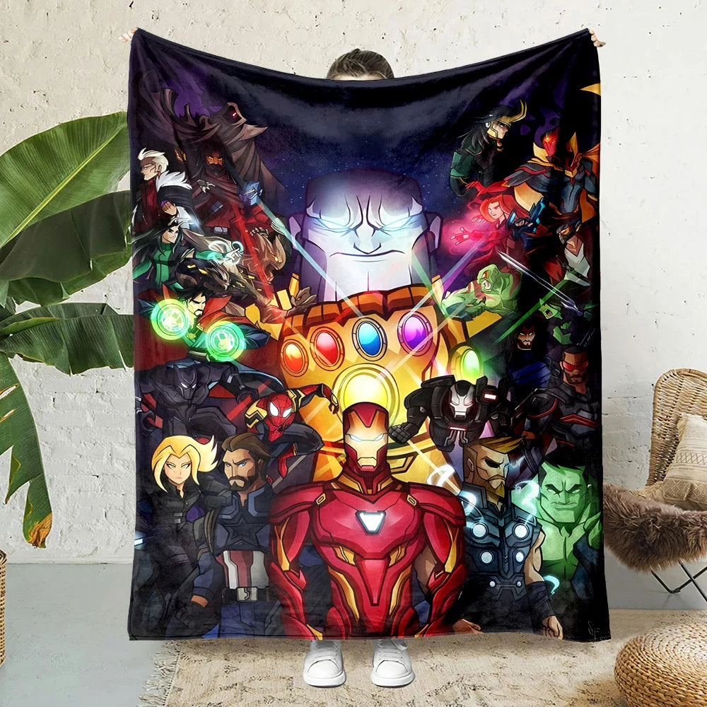 Serviette De Plage Iron Man Et Thanos