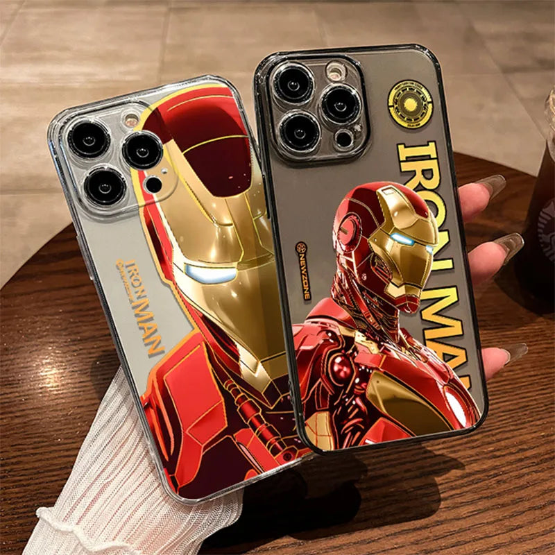 Coque Iron Man Transparente IPhone