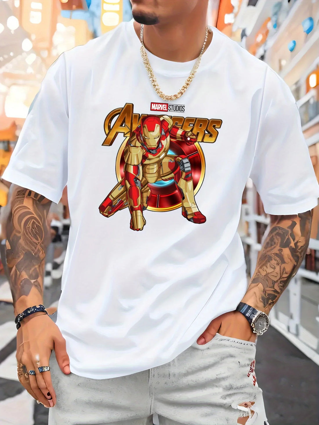 Camiseta Iron Man Vengadores