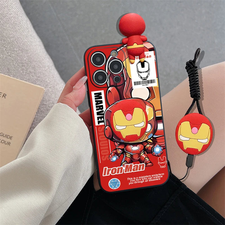 Coque iPhone Iron Man Chibi Marvel