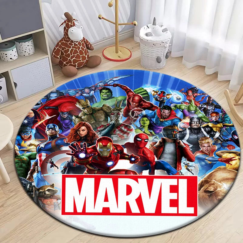 Tapis Rond Iron Man Enfant