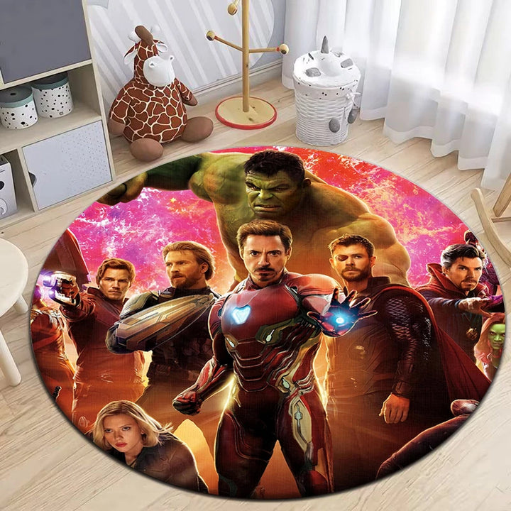 Tapis Rond Avengers